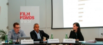 Klaus Bichler, Andy Kaltenbrunner und Irene Steindl (Medienhaus Wien)  Bild: Harri Mannsberger